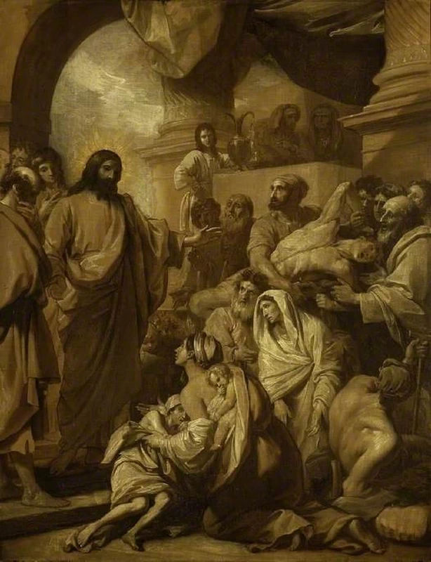Cristo guarisce gli ammalati nel tempio - Fitzwilliam Museum
